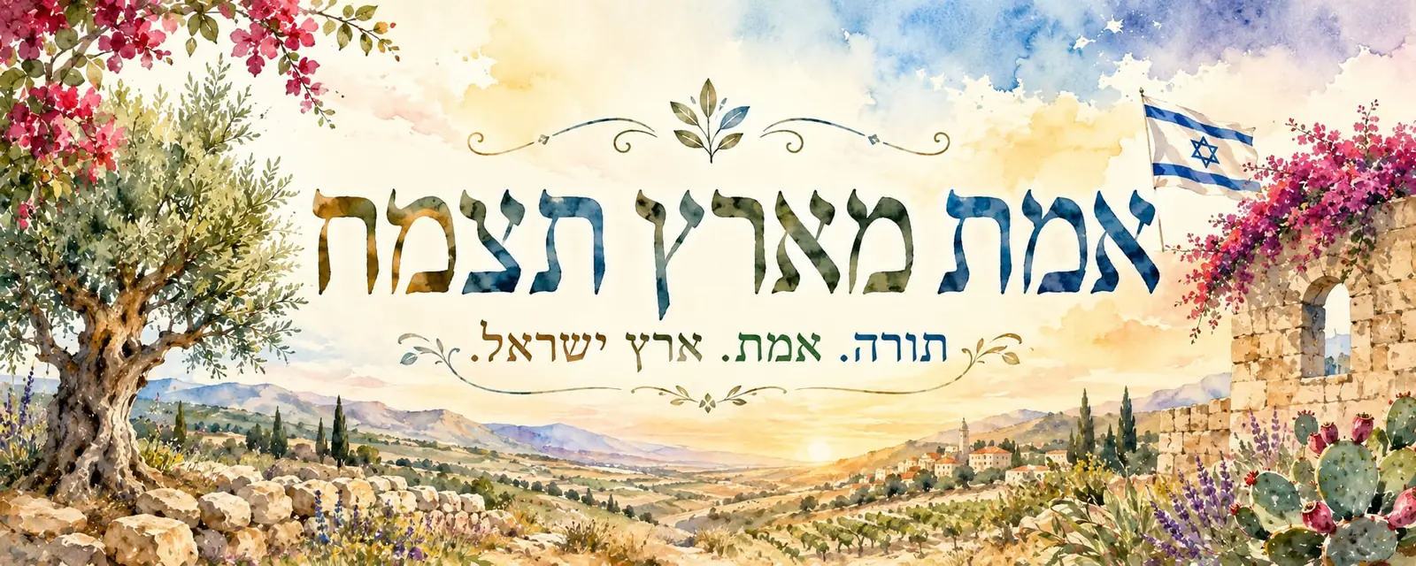 אמת מארץ תצמח — תורה, אמת וארץ ישראל